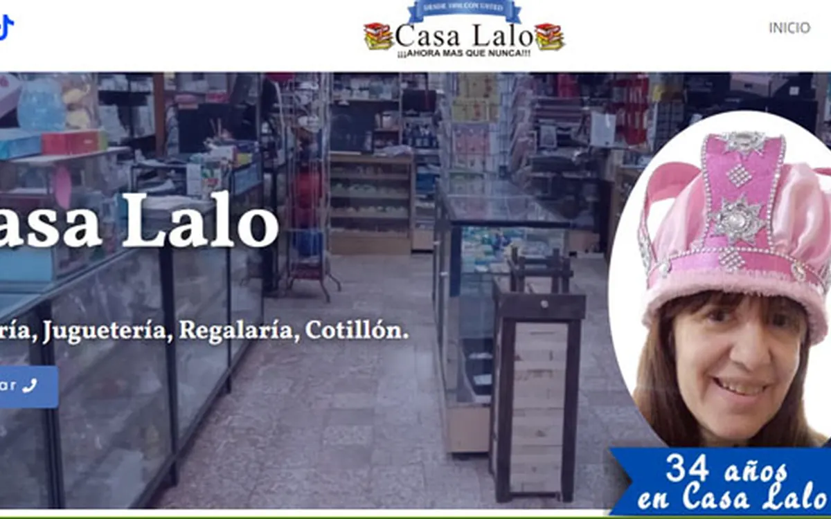 Sitio web de Casa Lalo