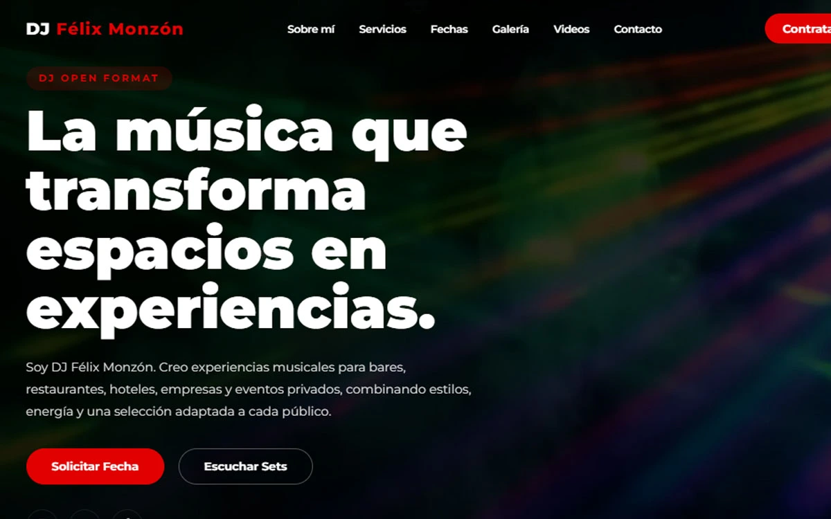 Sitio web de DJ Félix Monzón