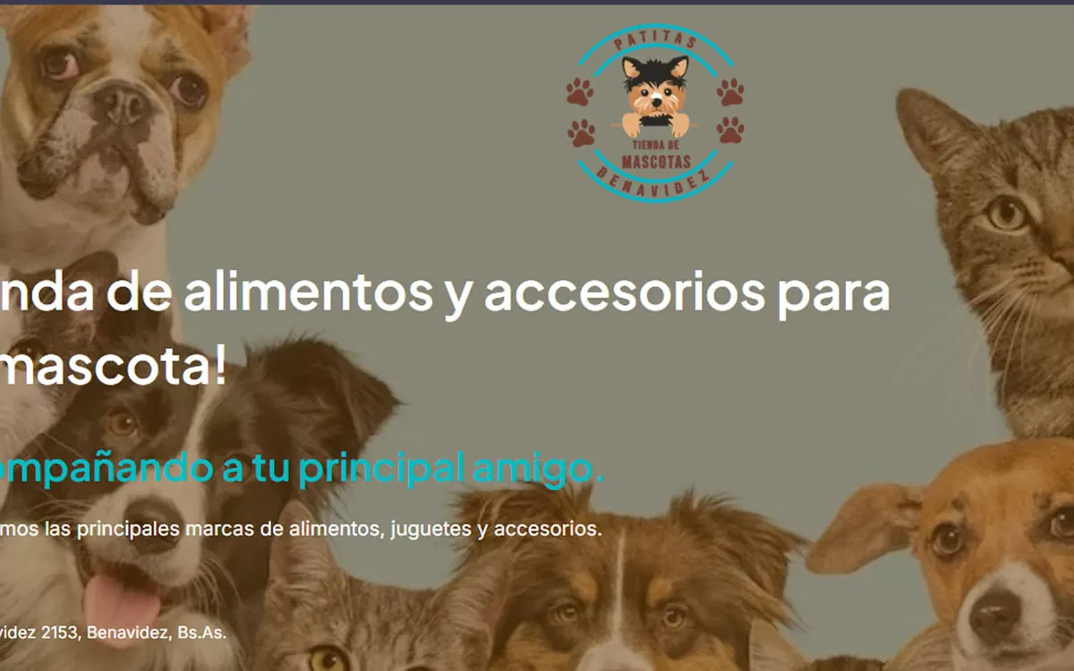 Sitio web de Patitas Benavídez