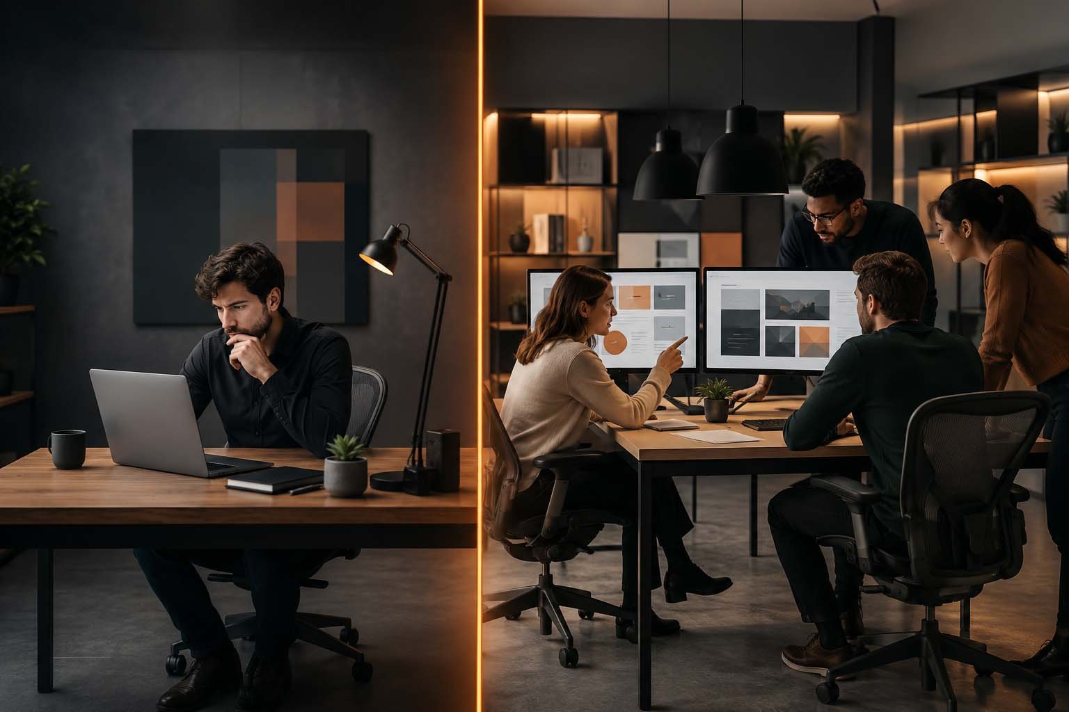 Diseñador web freelance vs agencia de diseño web: diferencias y ventajas para elegir la mejor opción para un negocio.