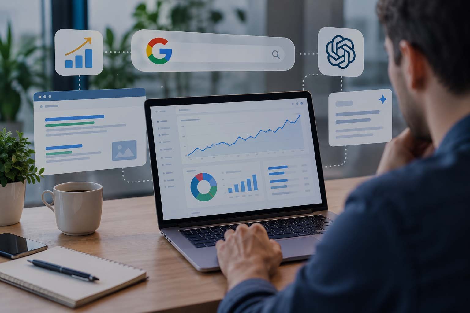 Análisis SEO de una página web para mejorar su posicionamiento en Google y buscadores con inteligencia artificial