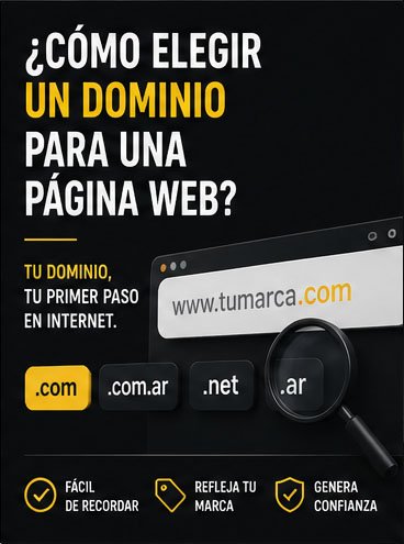 Como elegir un dominio para una paina web